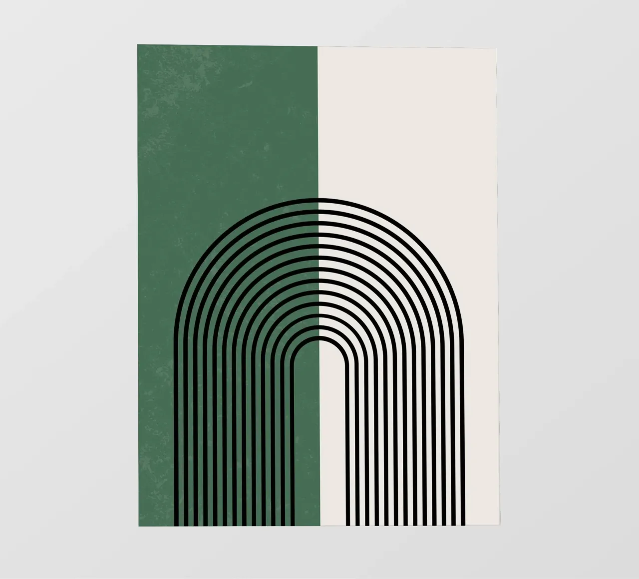 Linee semicircolari Boho - moderne e armoniose telo in pvc da Whole©