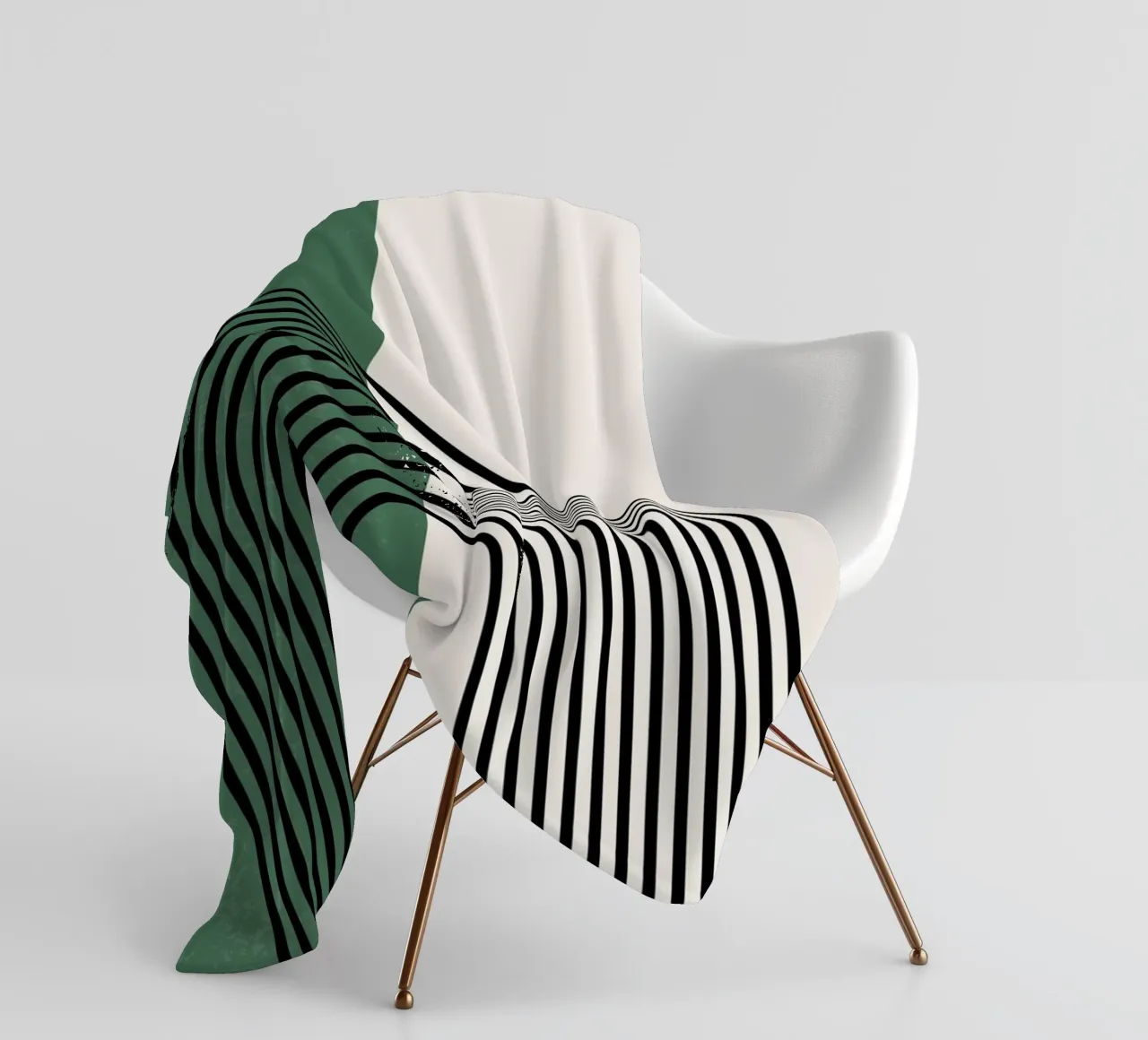 Linee semicircolari Boho - moderne e armoniose coperta in pile da Whole©