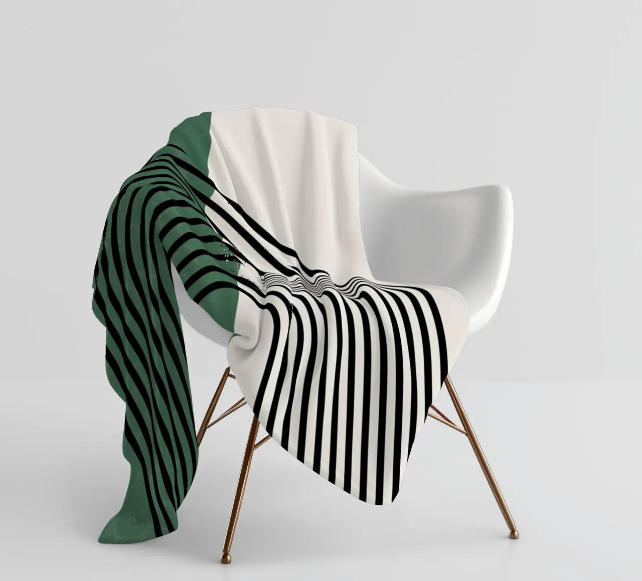 Linee semicircolari Boho - moderne e armoniose coperta in pile da Whole©