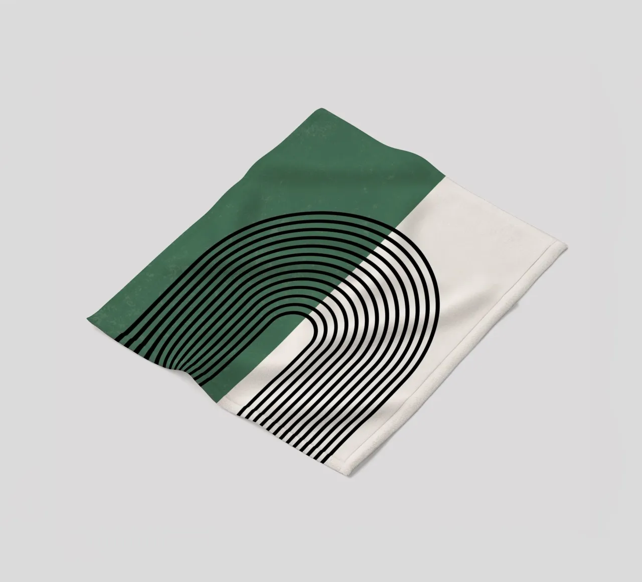 Linee semicircolari Boho - moderne e armoniose coperta in pile da Whole©