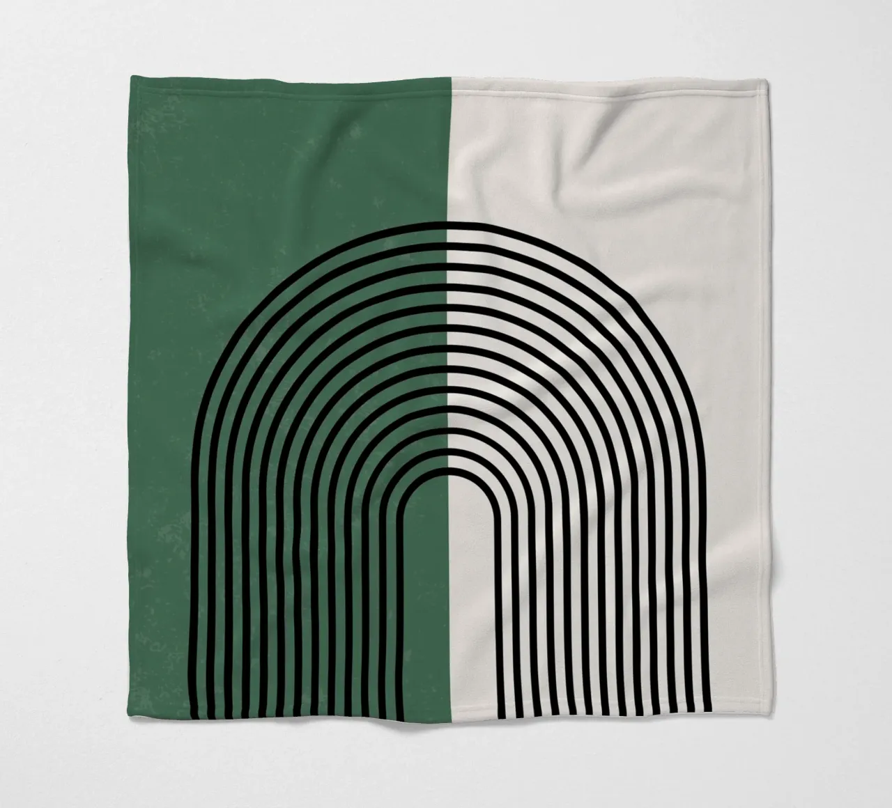 Linee semicircolari Boho - moderne e armoniose coperta in pile da Whole©