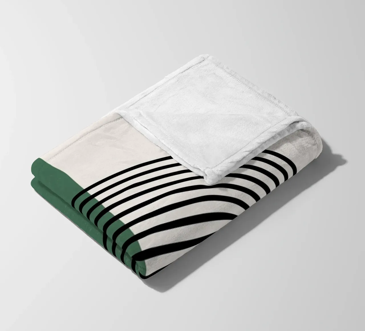 Linee semicircolari Boho - moderne e armoniose coperta in pile da Whole©