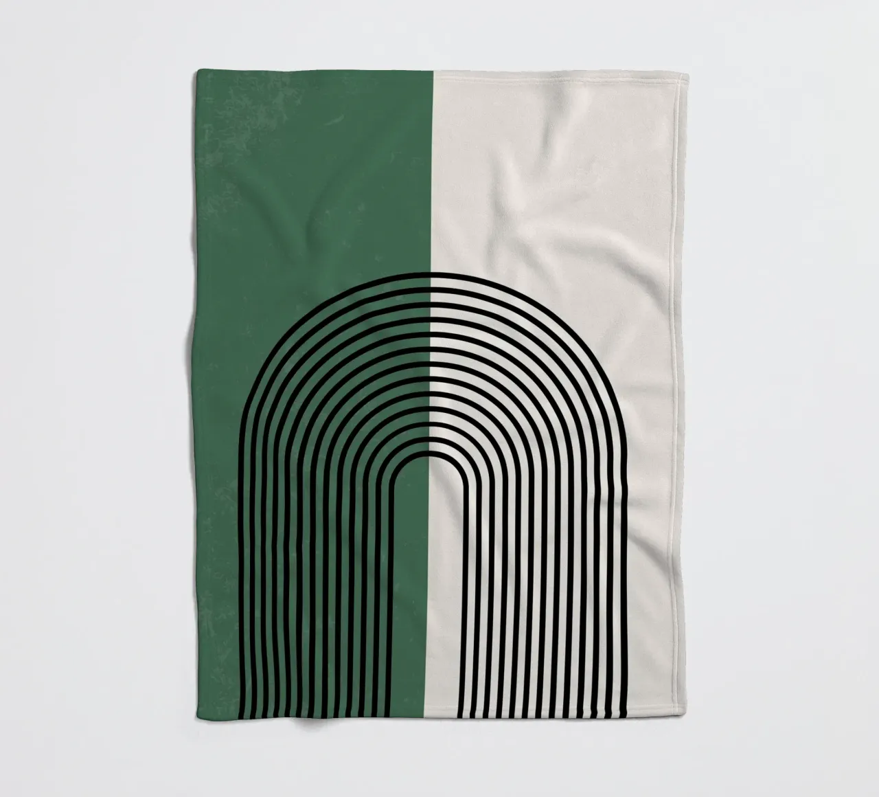 Linee semicircolari Boho - moderne e armoniose coperta in pile da Whole©