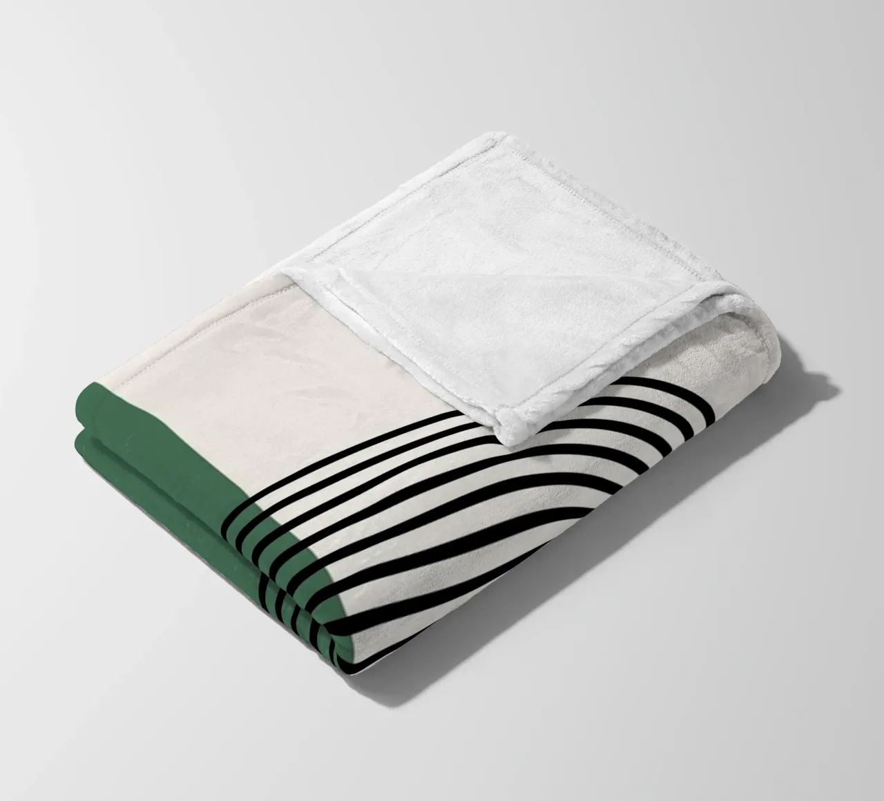 Linee semicircolari Boho - moderne e armoniose coperta in pile da Whole©