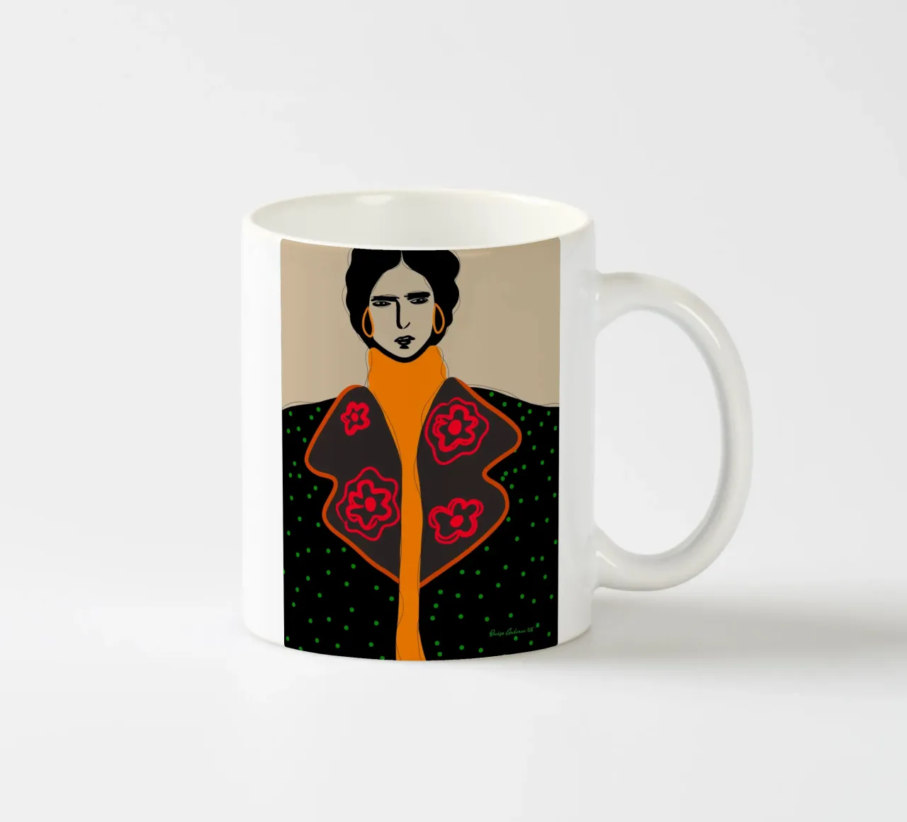 Ethereal Silence tazza in ceramica da Mike Leymi