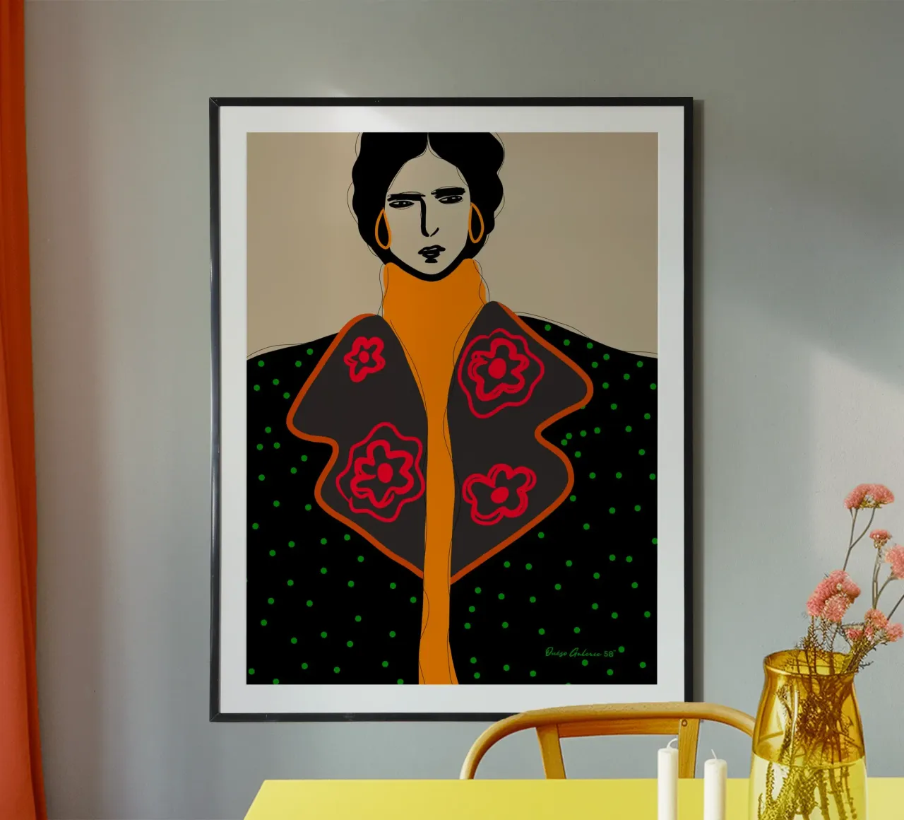 Ethereal Silence poster con telaio in plastica da Mike Leymi
