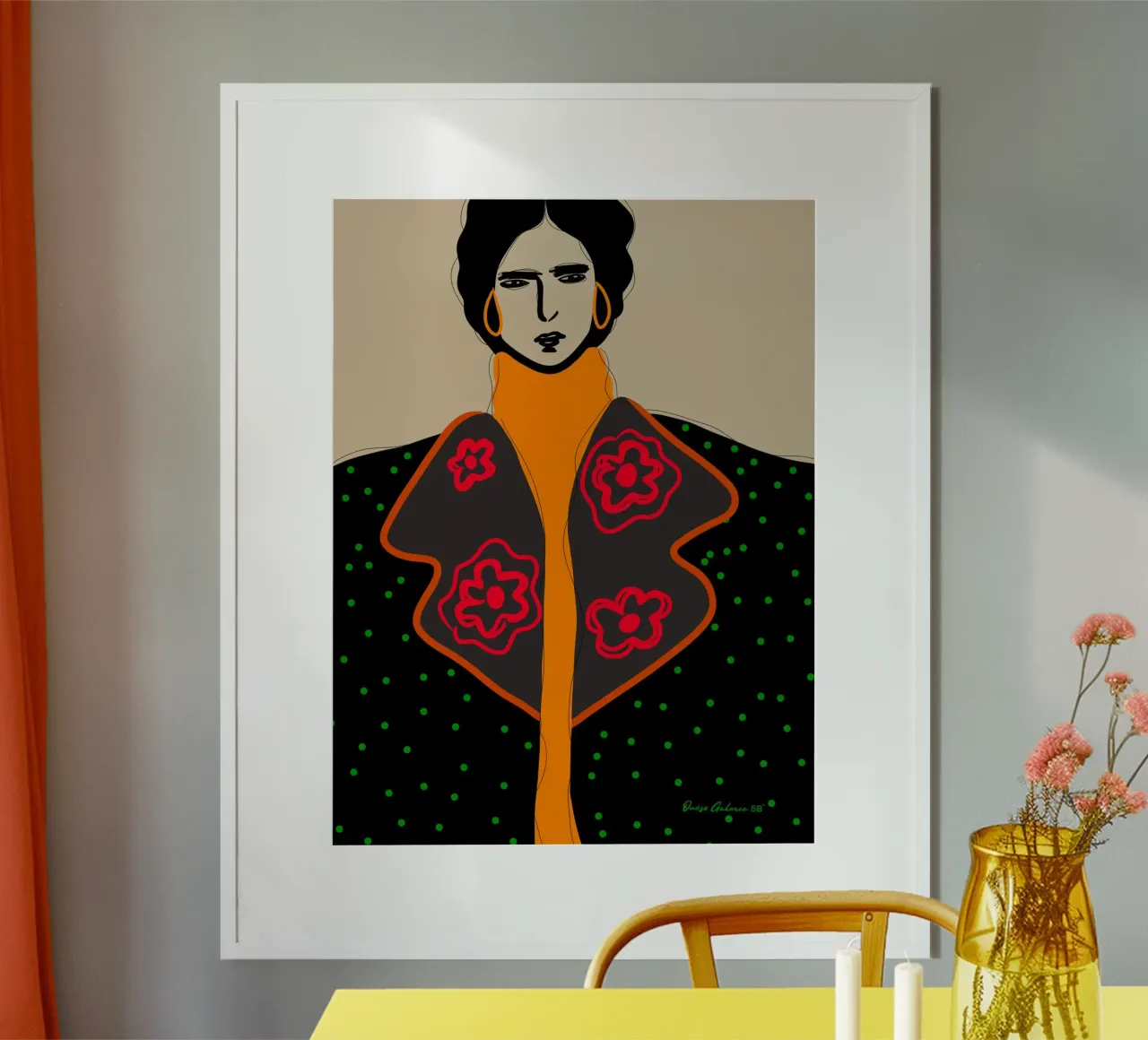 Ethereal Silence poster con telaio in plastica da Mike Leymi