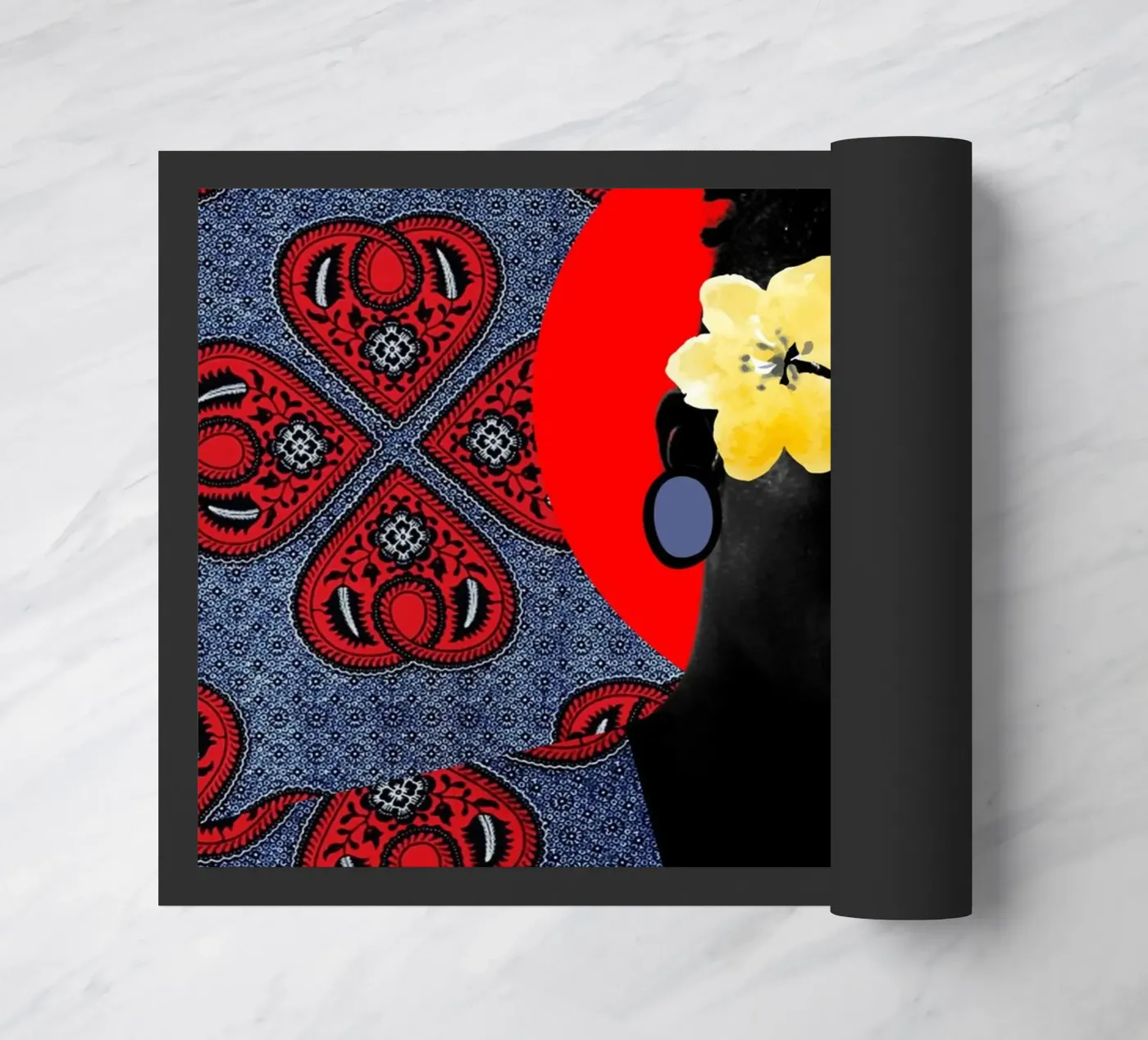 Afro Realms Fußmatte von Mathudace Créas