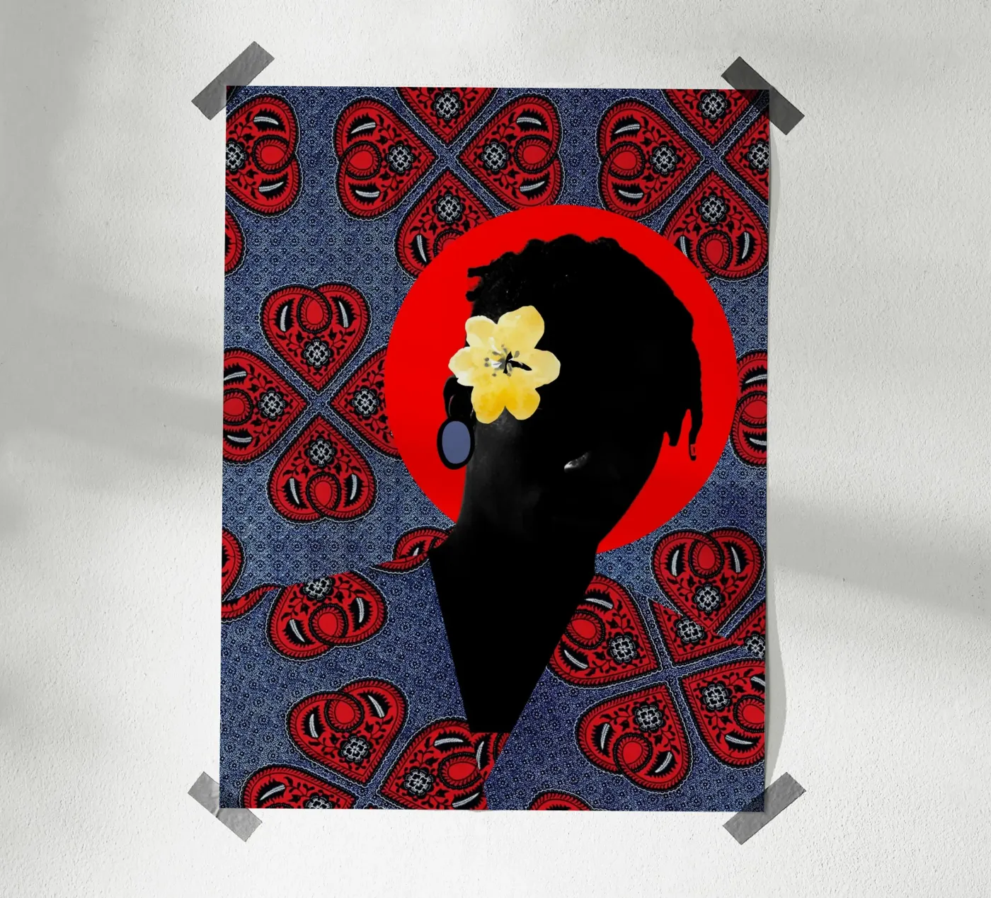 Afro Realms poster van Mathudace Créas