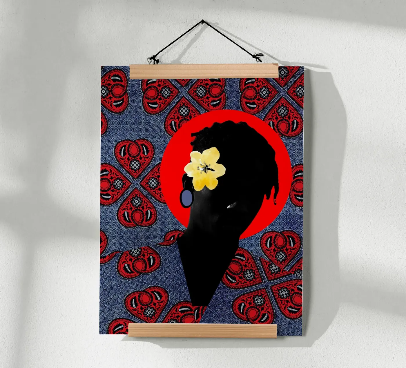 Afro Realms poster van Mathudace Créas