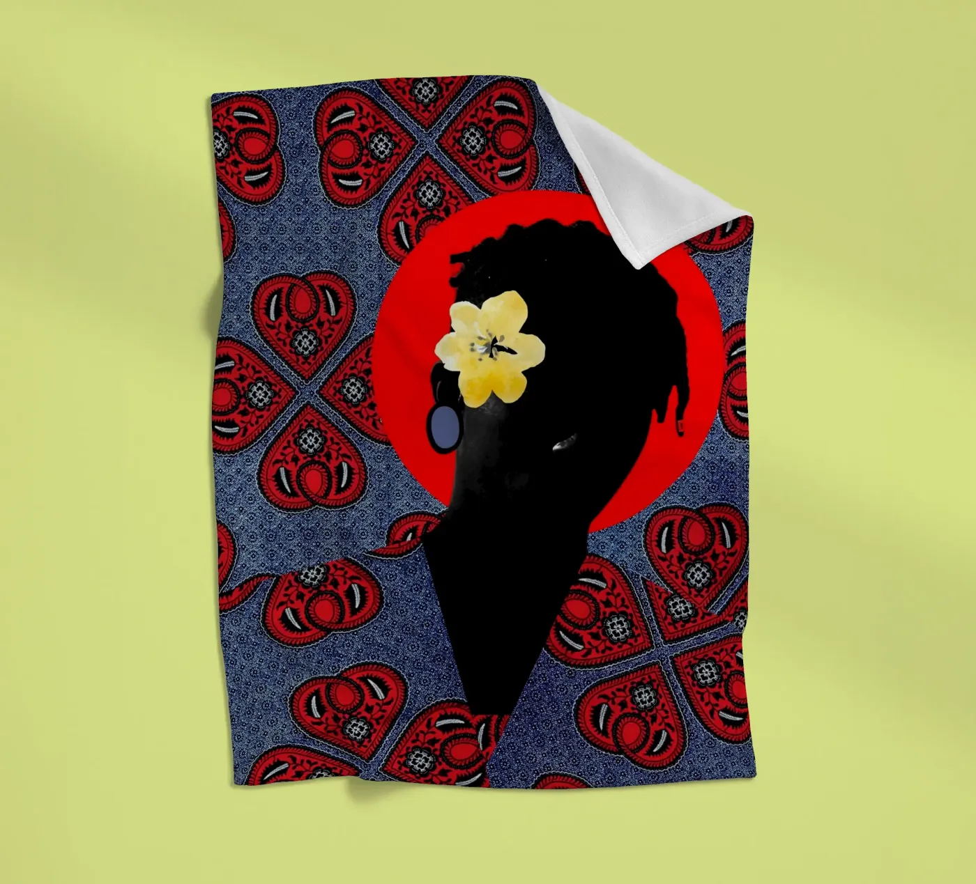 Afro Realms fleecedeken van Mathudace Créas