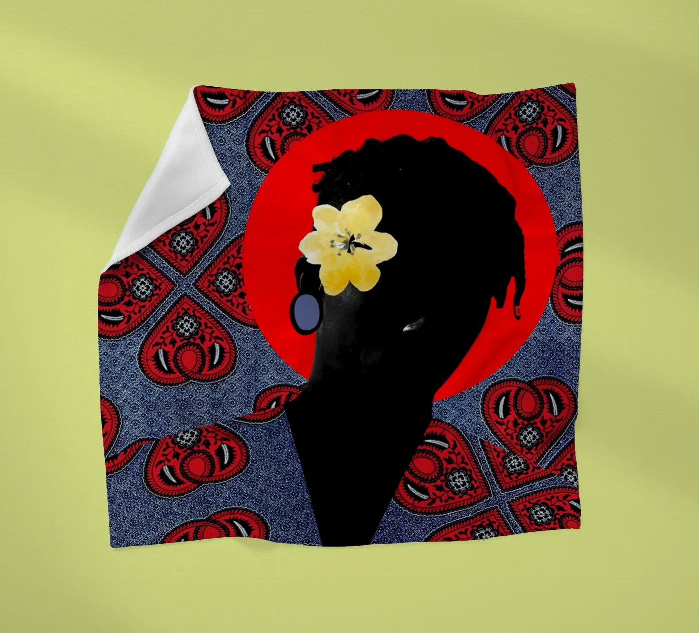 Afro Realms fleecedeken van Mathudace Créas