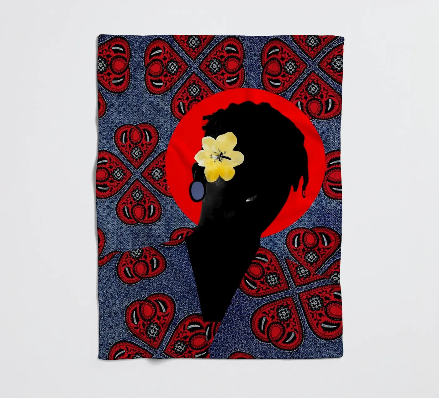 Afro Realms fleecedeken van Mathudace Créas
