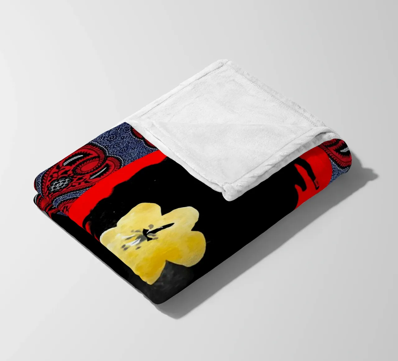 Afro Realms coperta in pile da Mathudace Créas