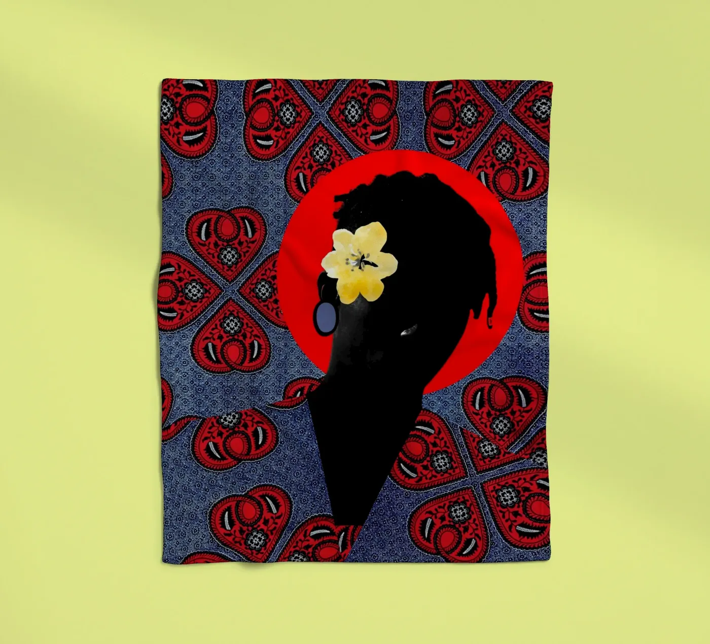 Afro Realms fleecedeken van Mathudace Créas