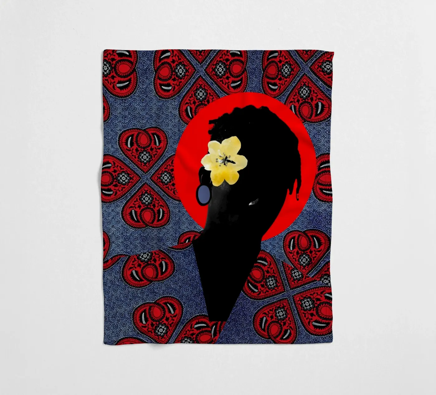 Afro Realms fleecedeken van Mathudace Créas