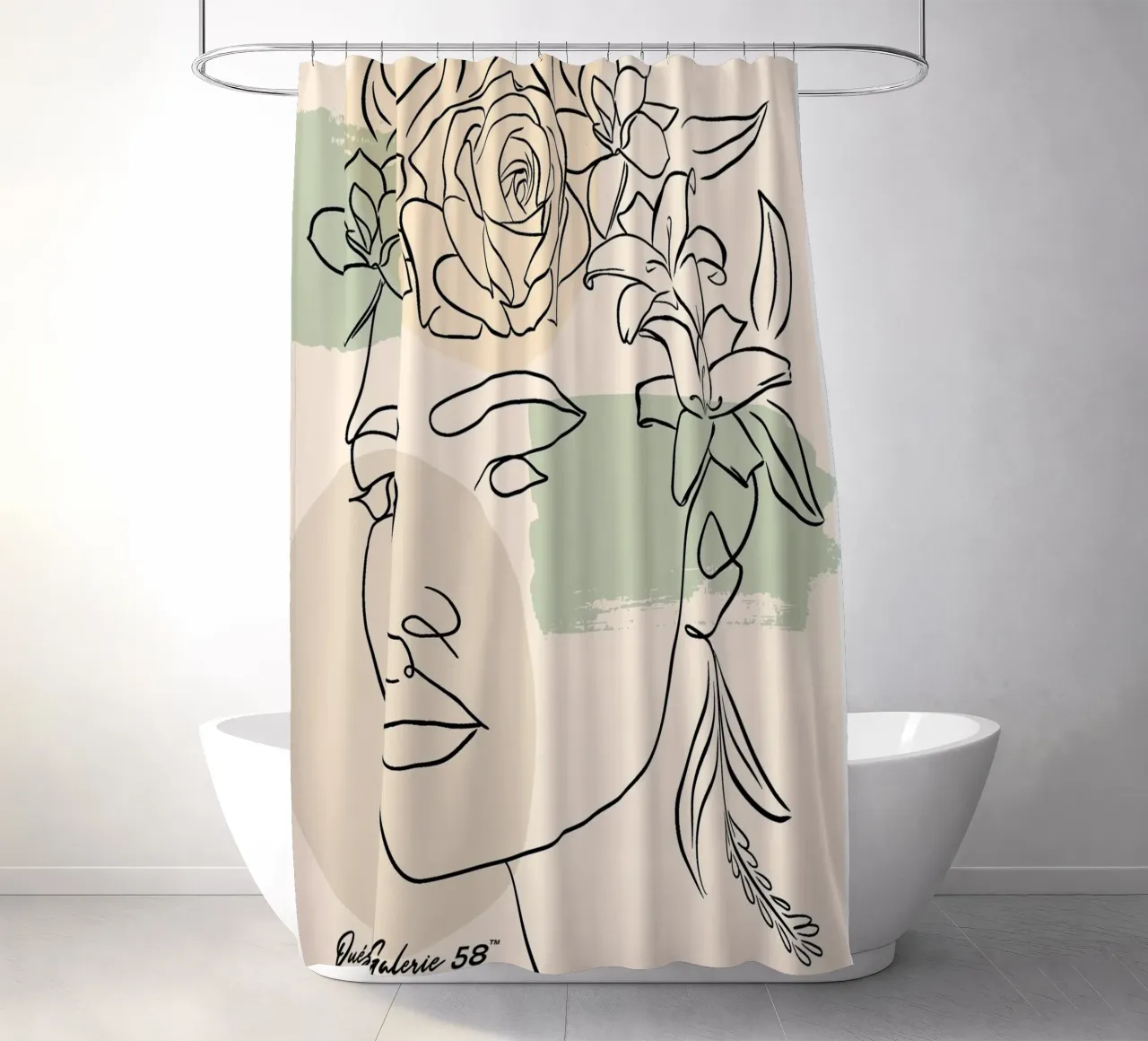 Timeless Glow tenda da doccia da Mike Leymi