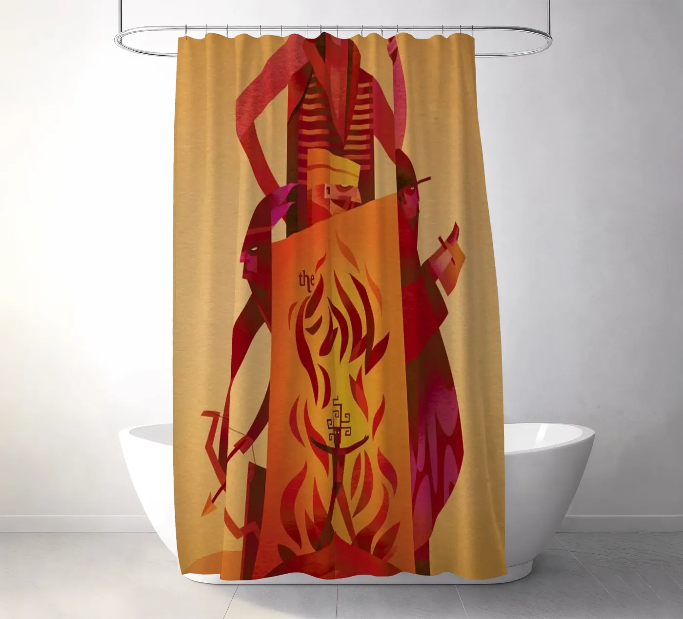 The Fall Duschvorhang von Sean Loose