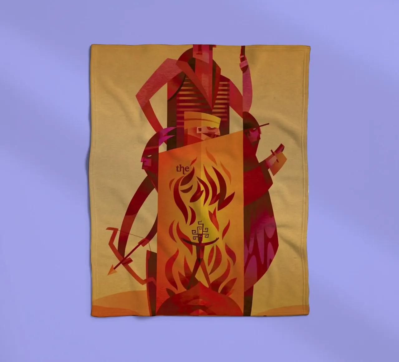 The Fall Fleecedecke von Sean Loose