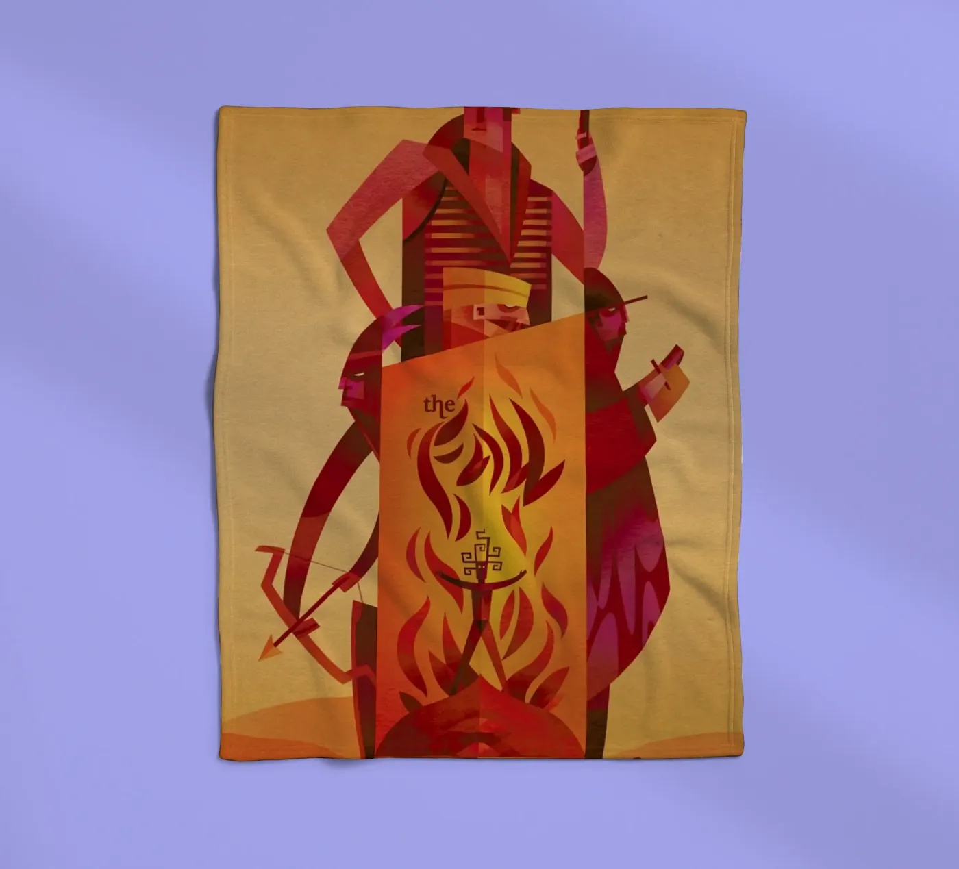 The Fall fleecedeken van Sean Loose