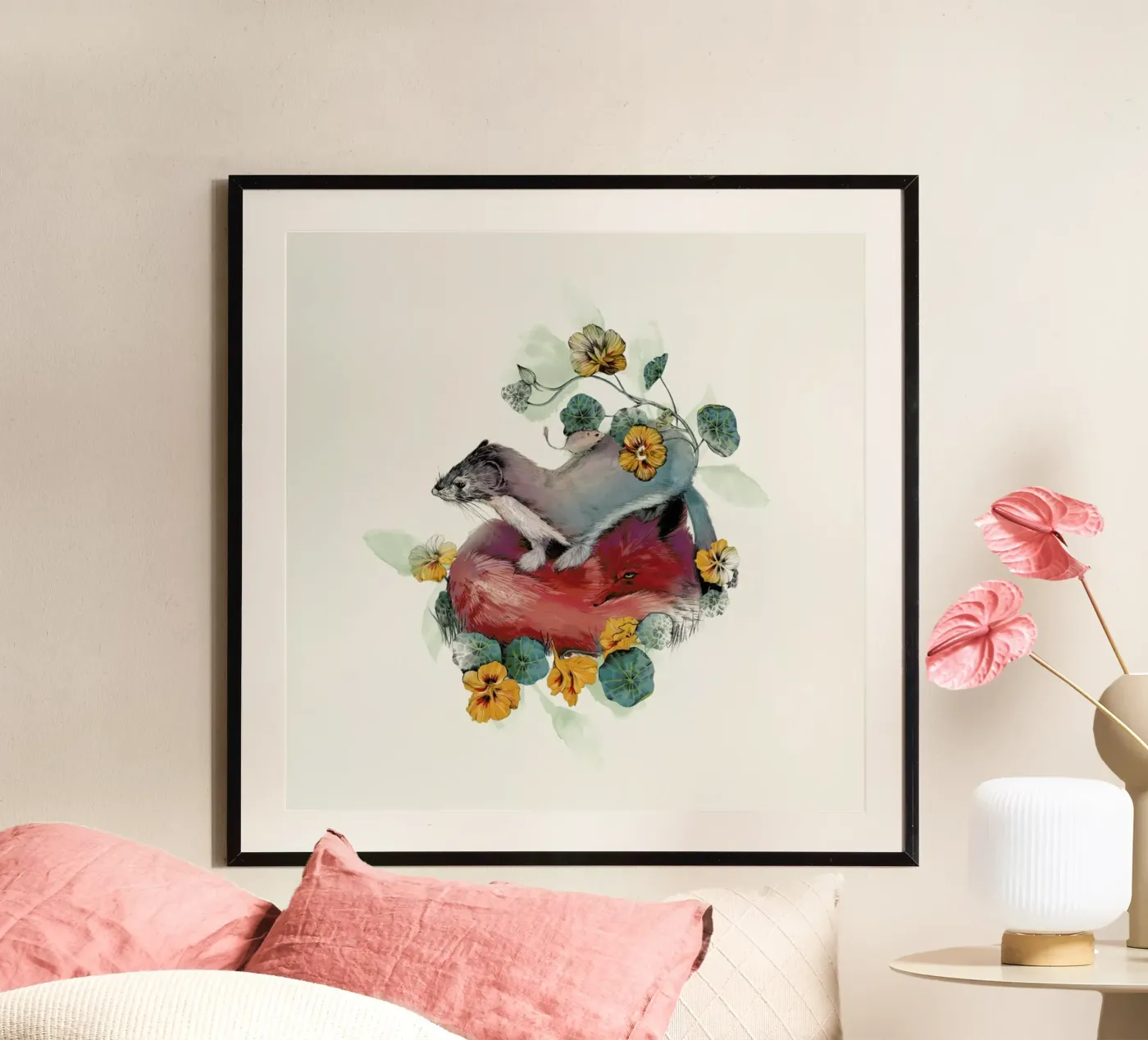Stoat & Fox poster da La Scarlatte