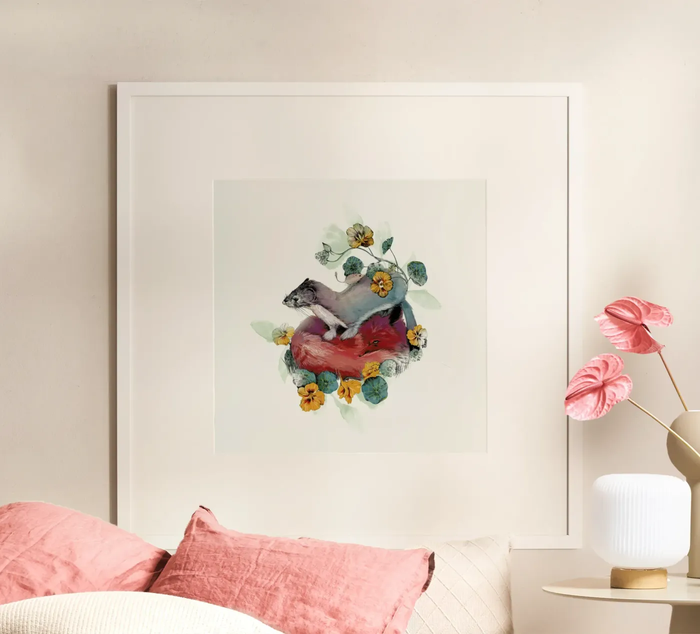 Stoat & Fox poster da La Scarlatte