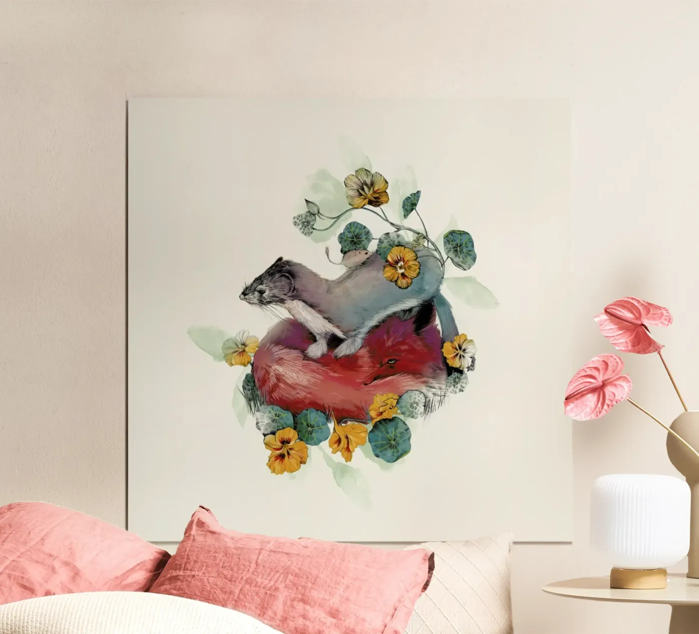 Stoat & Fox poster da La Scarlatte