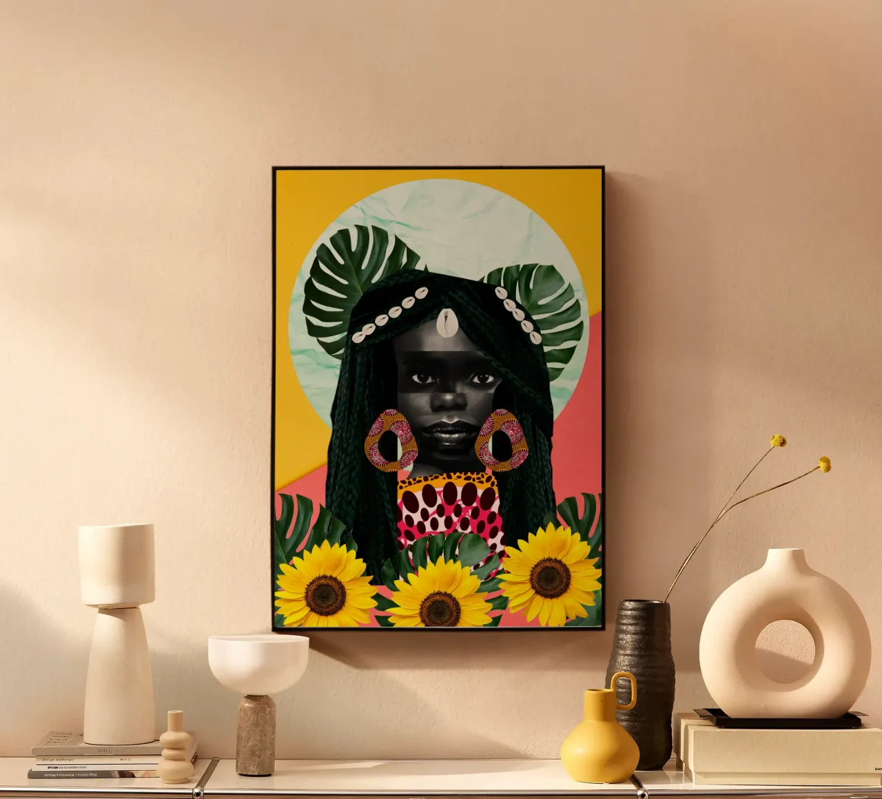 Afro Peak alluminio dibond da Mathudace Créas