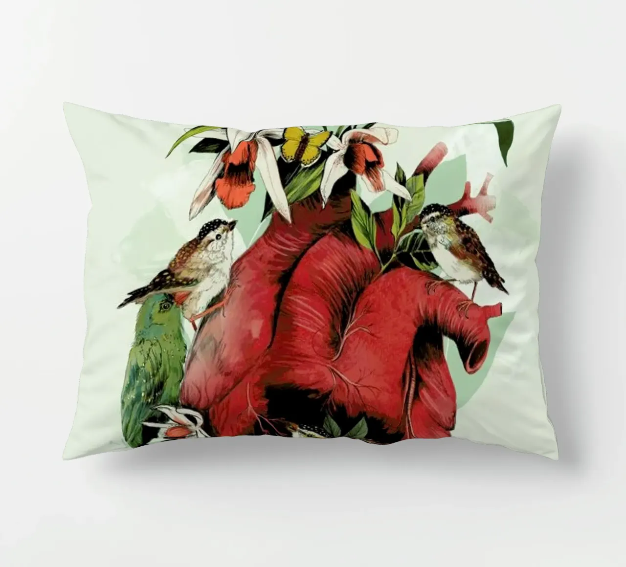 Heart of Birds cuscino da La Scarlatte