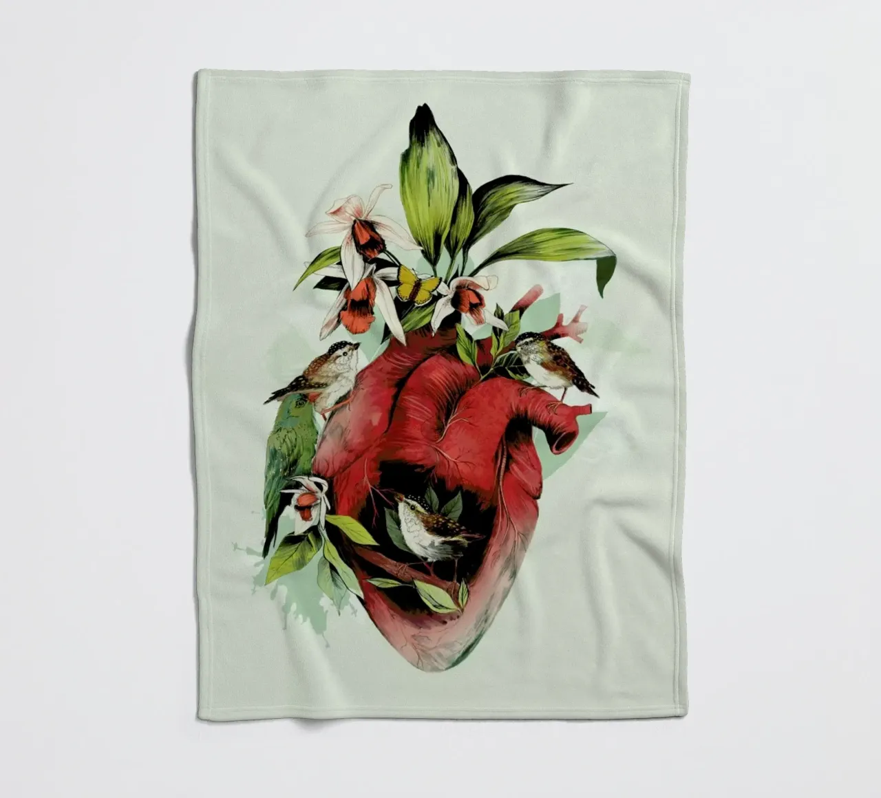 Heart of Birds coperta in pile da La Scarlatte