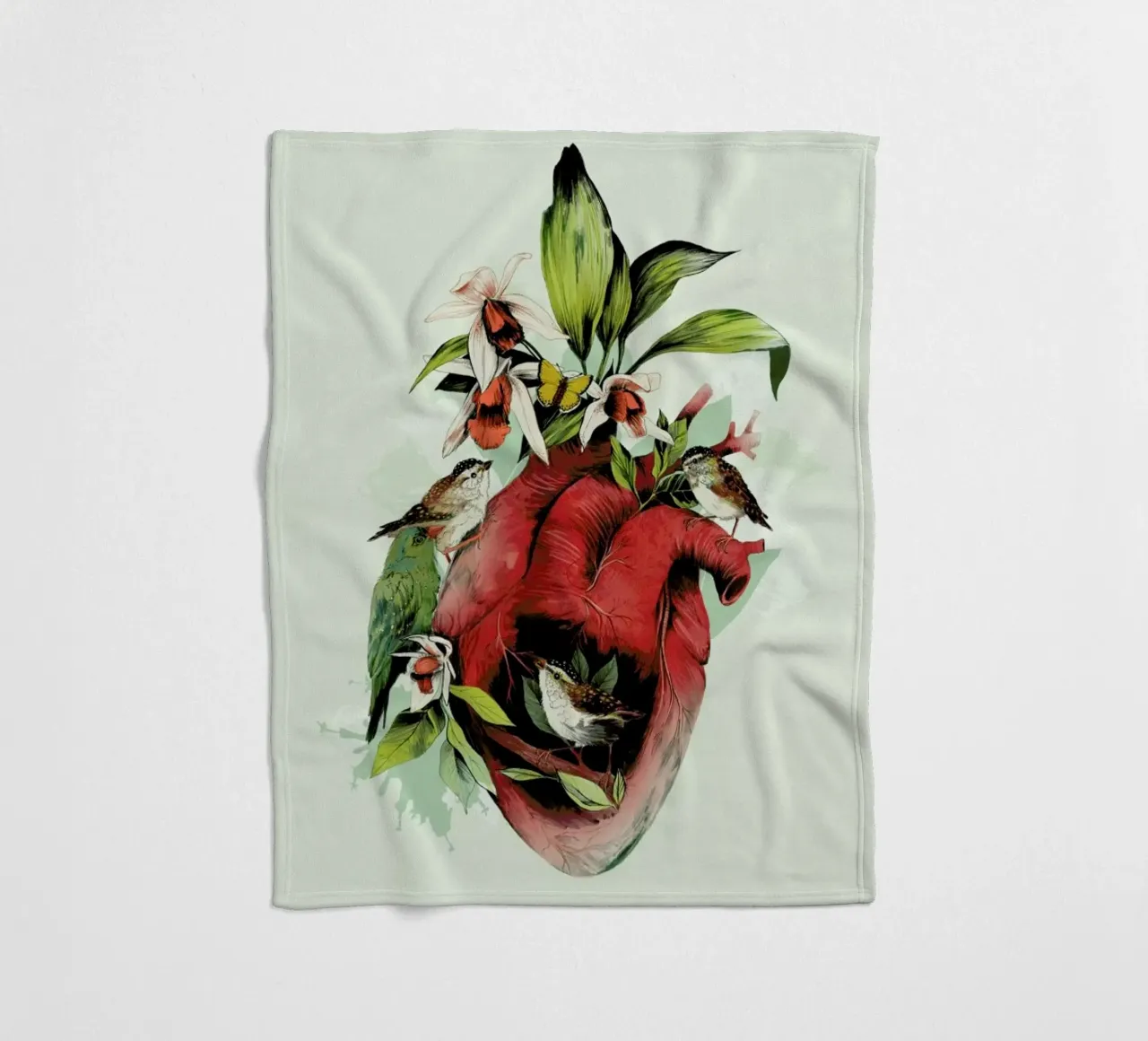 Heart of Birds coperta in pile da La Scarlatte