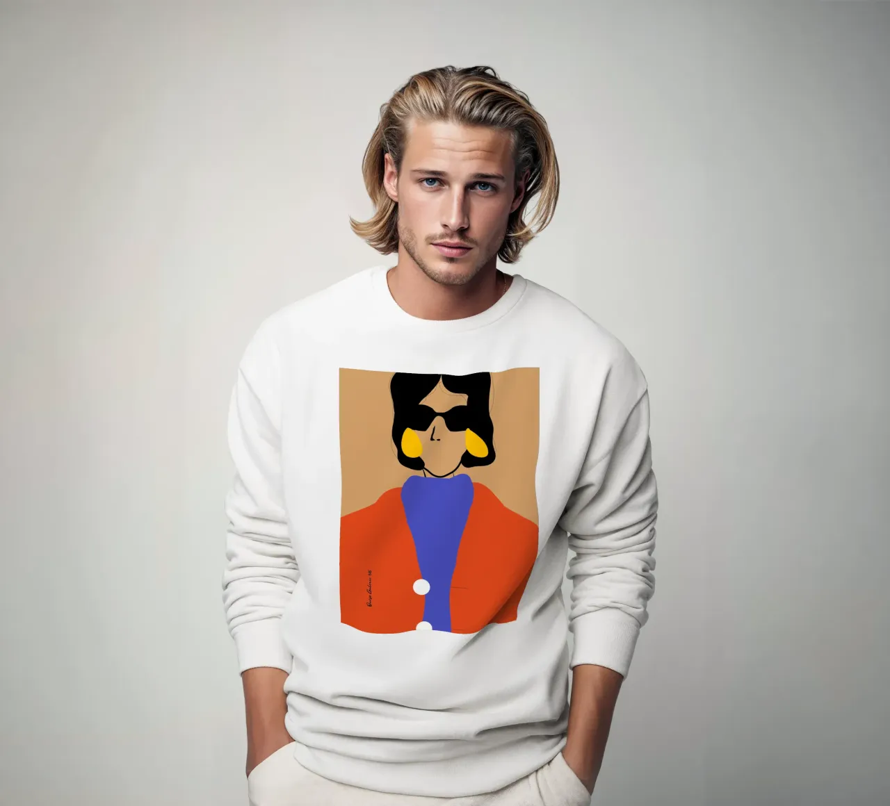 Golden Reverberation felpa da Mike Leymi