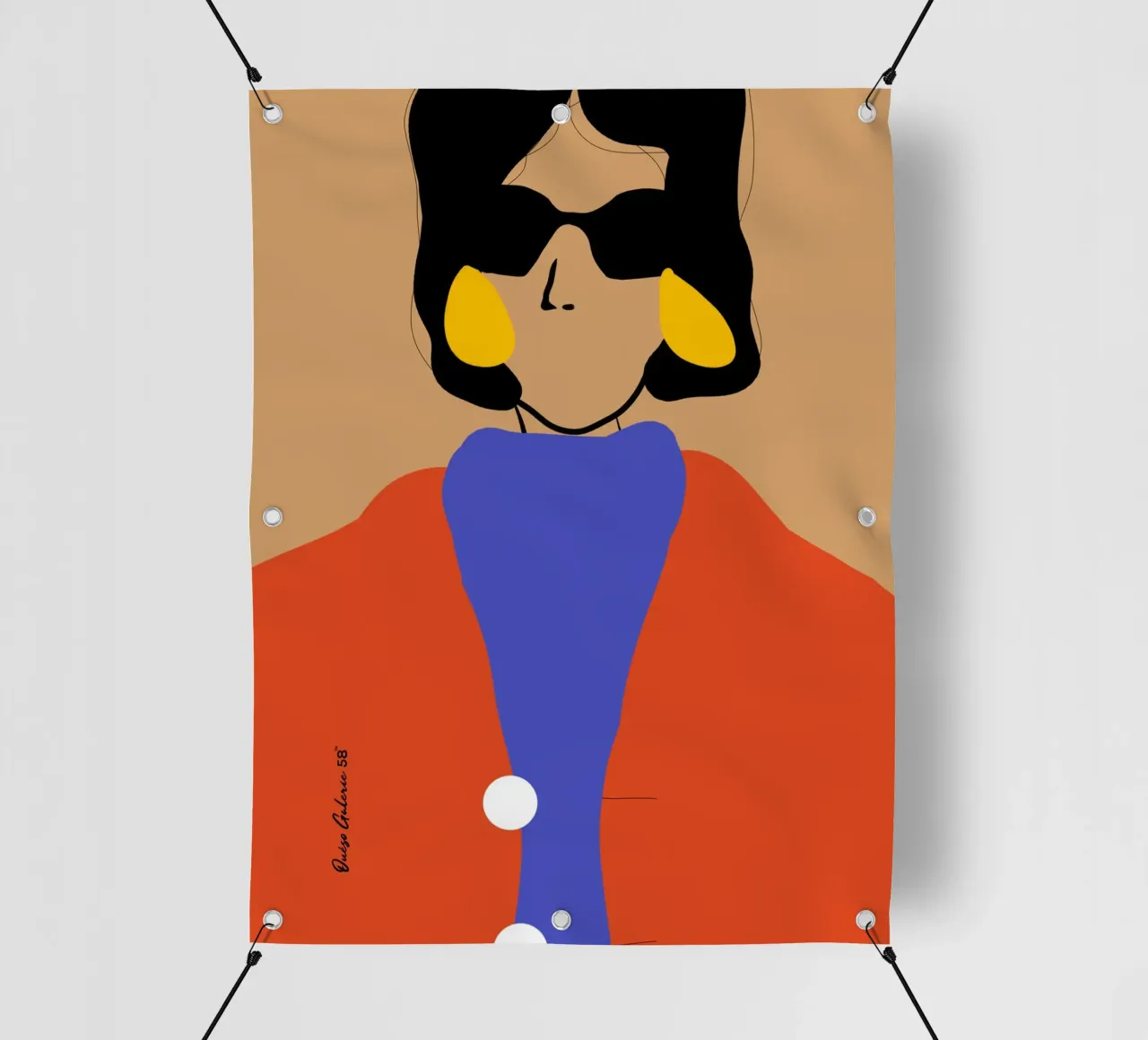 Golden Reverberation telo in pvc da Mike Leymi