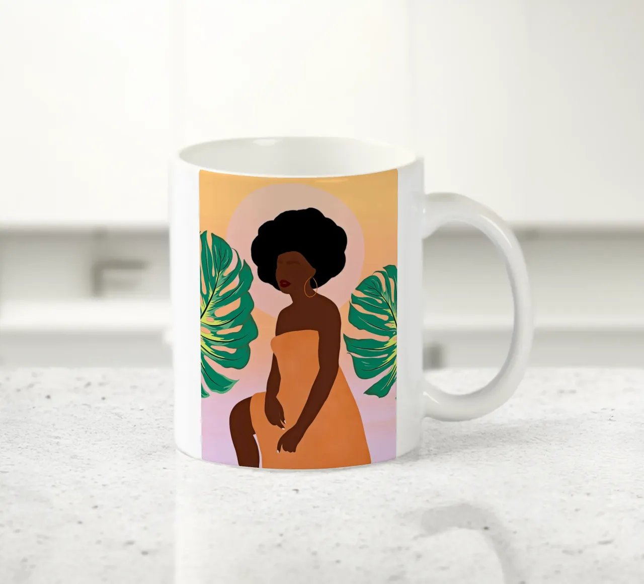 Afro Momentum tazza in ceramica da Mathudace Créas