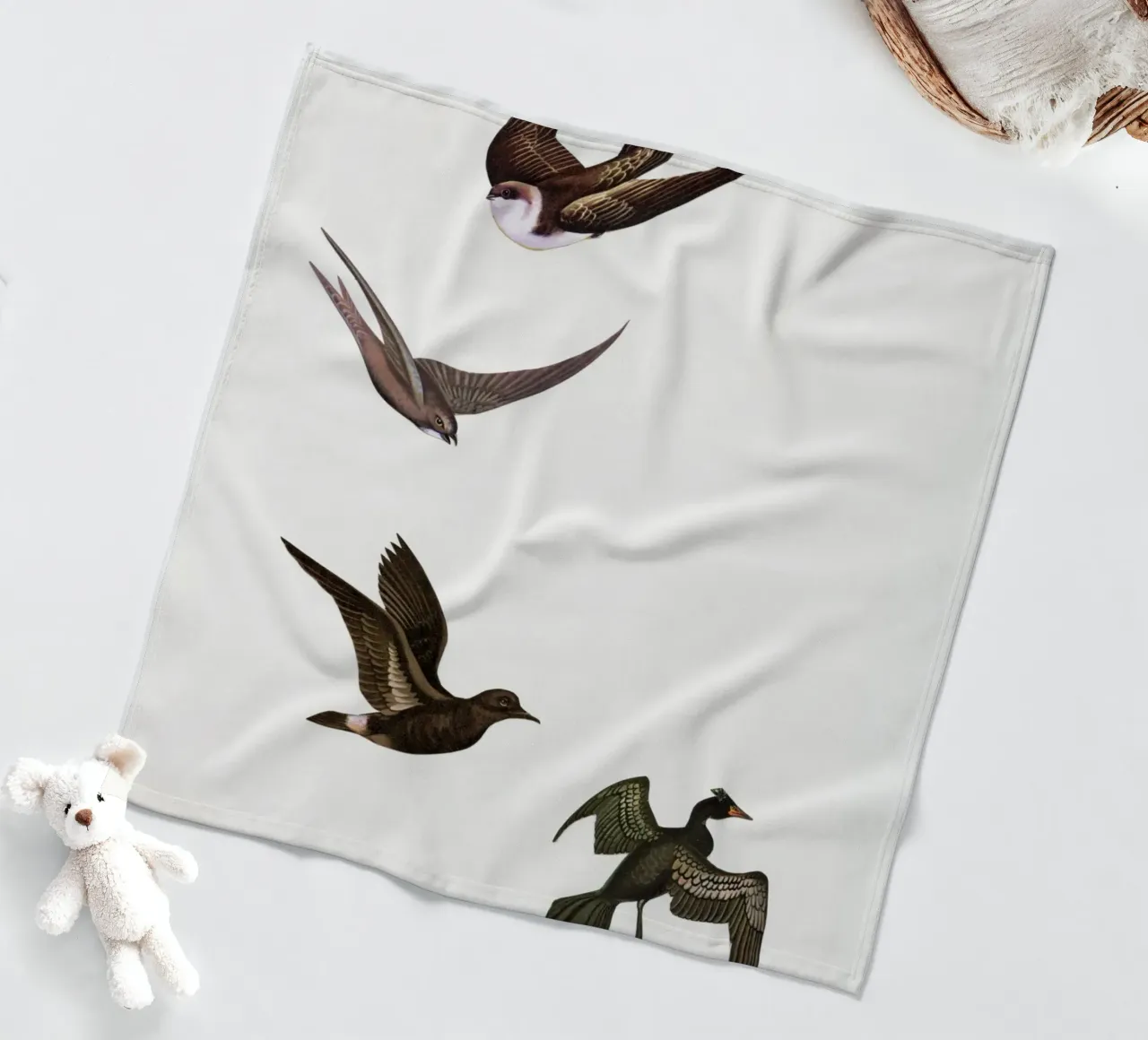 Holding Pattern Fleecedecke von Cassia Beck Collage