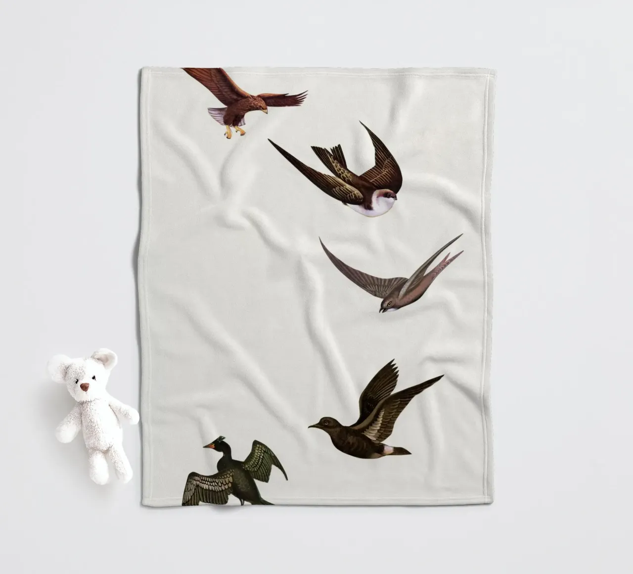 Holding Pattern Fleecedecke von Cassia Beck Collage