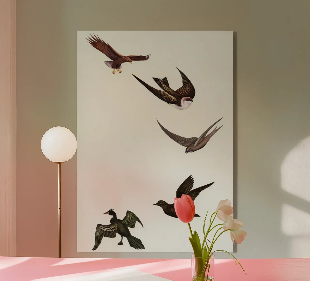 Patroon vasthouden acryl van Cassia Beck Collage