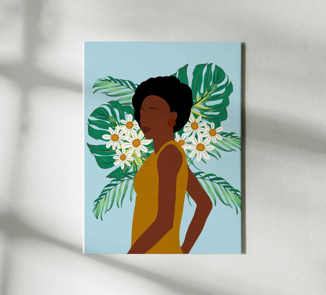 Afro Luxe tela con Cornice a cassetta da Mathudace Créas