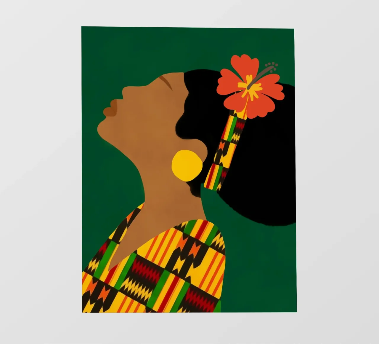 Afro Bold telo in pvc da Mathudace Créas