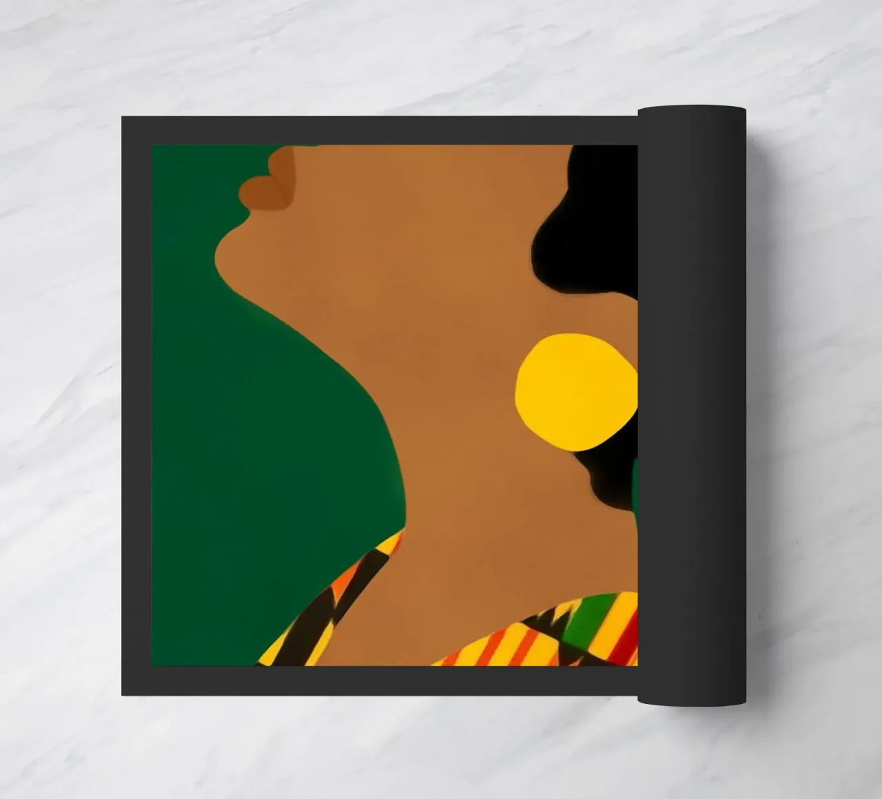 Afro Bold doormat by Mathudace Créas