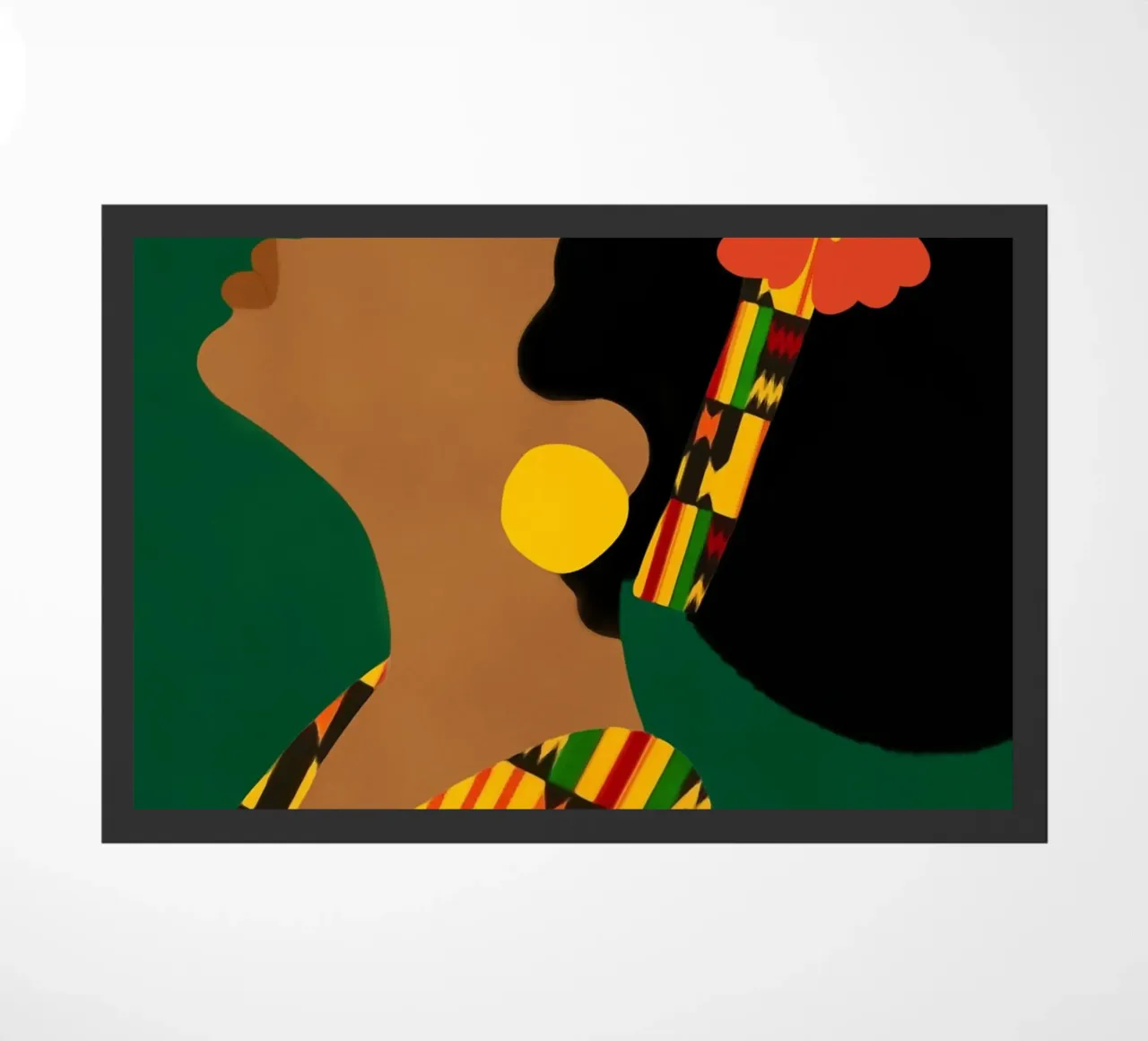 Afro Bold doormat by Mathudace Créas