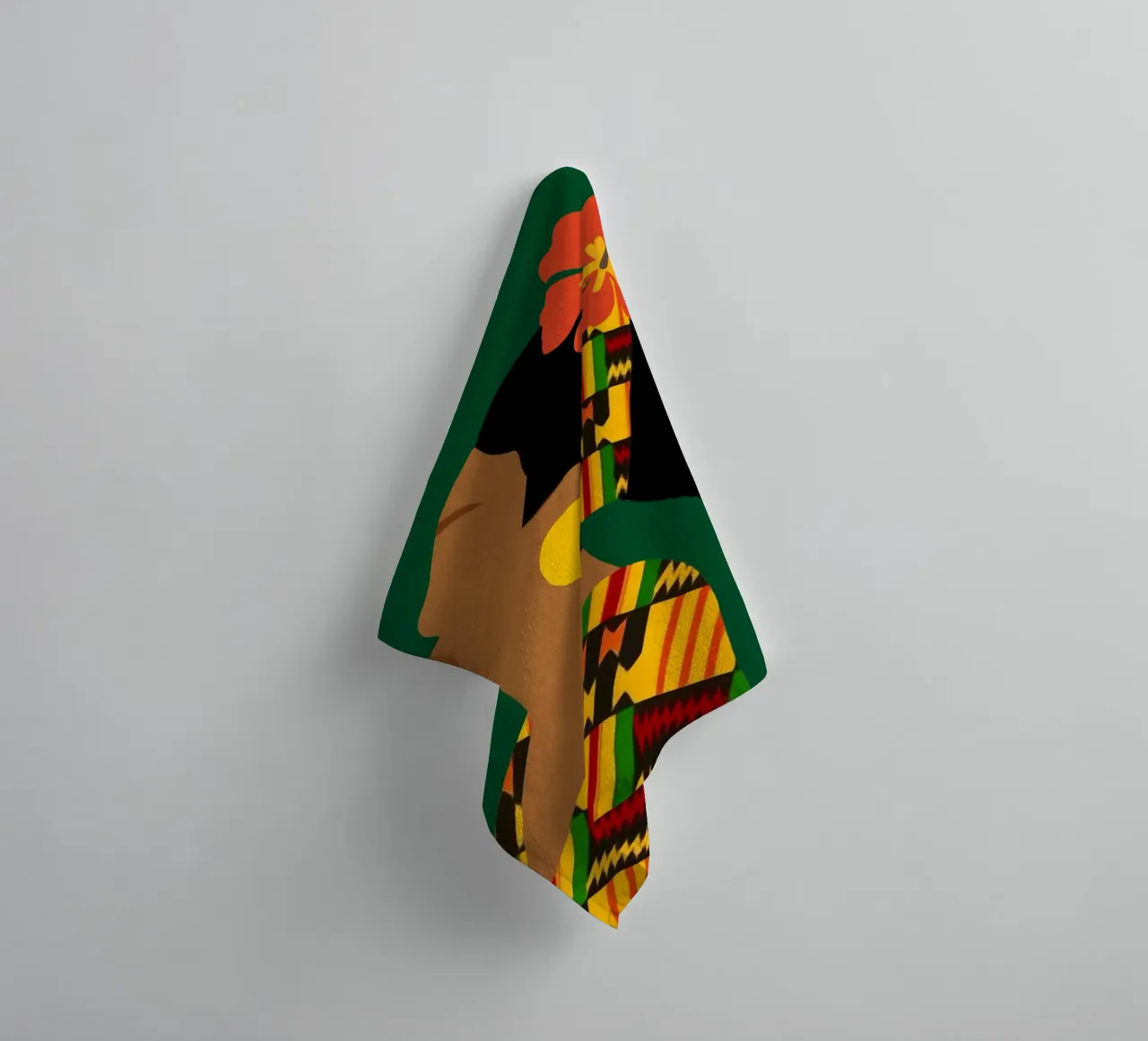 Afro Bold badhanddoek van Mathudace Créas