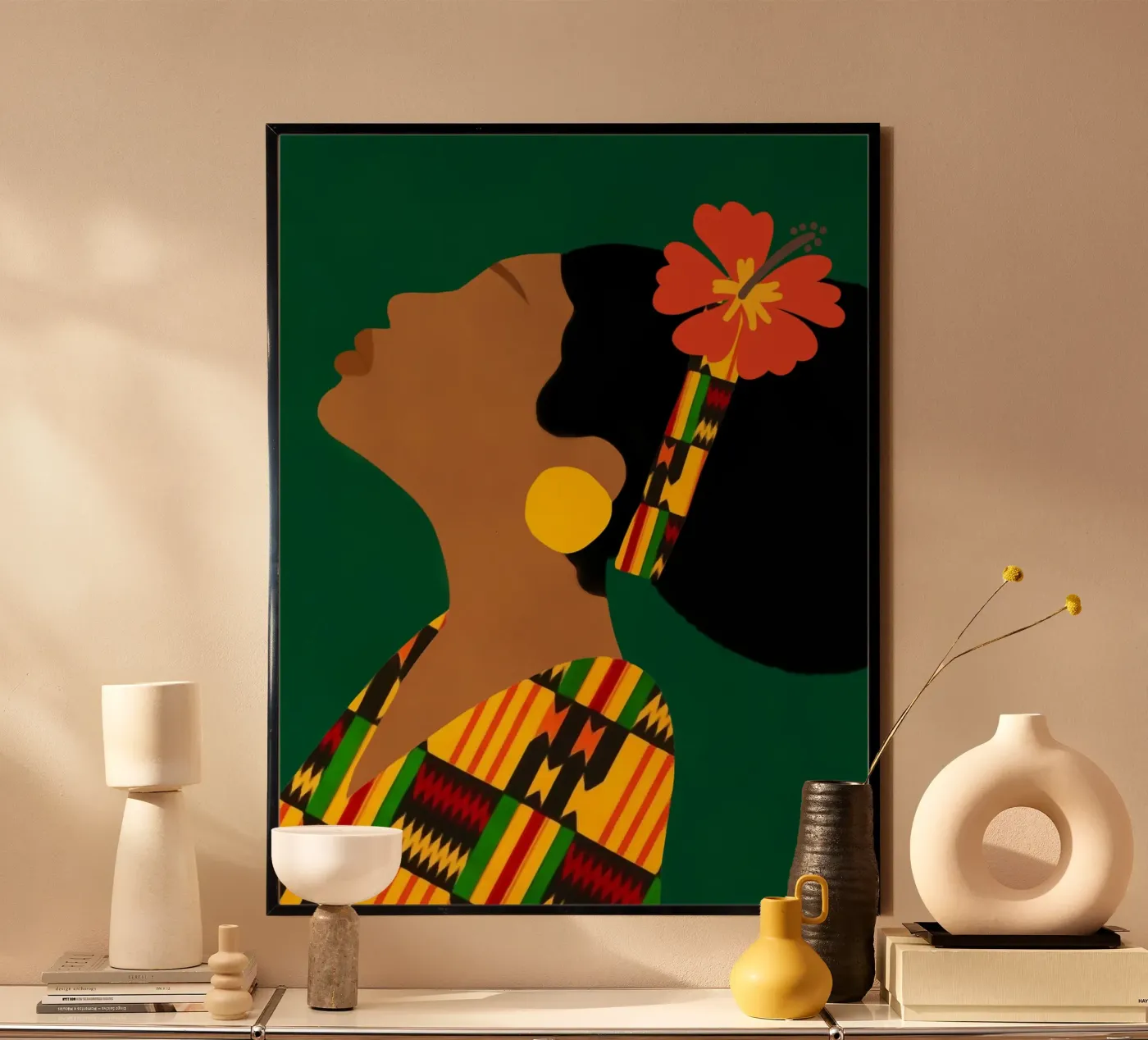 Afro Bold Poster von Mathudace Créas