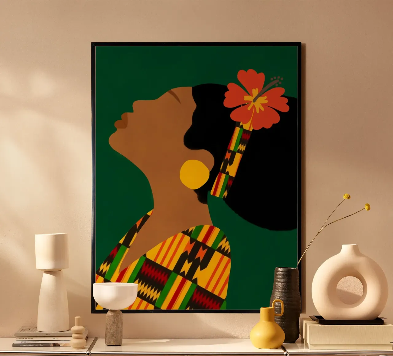 Afro Bold poster da Mathudace Créas