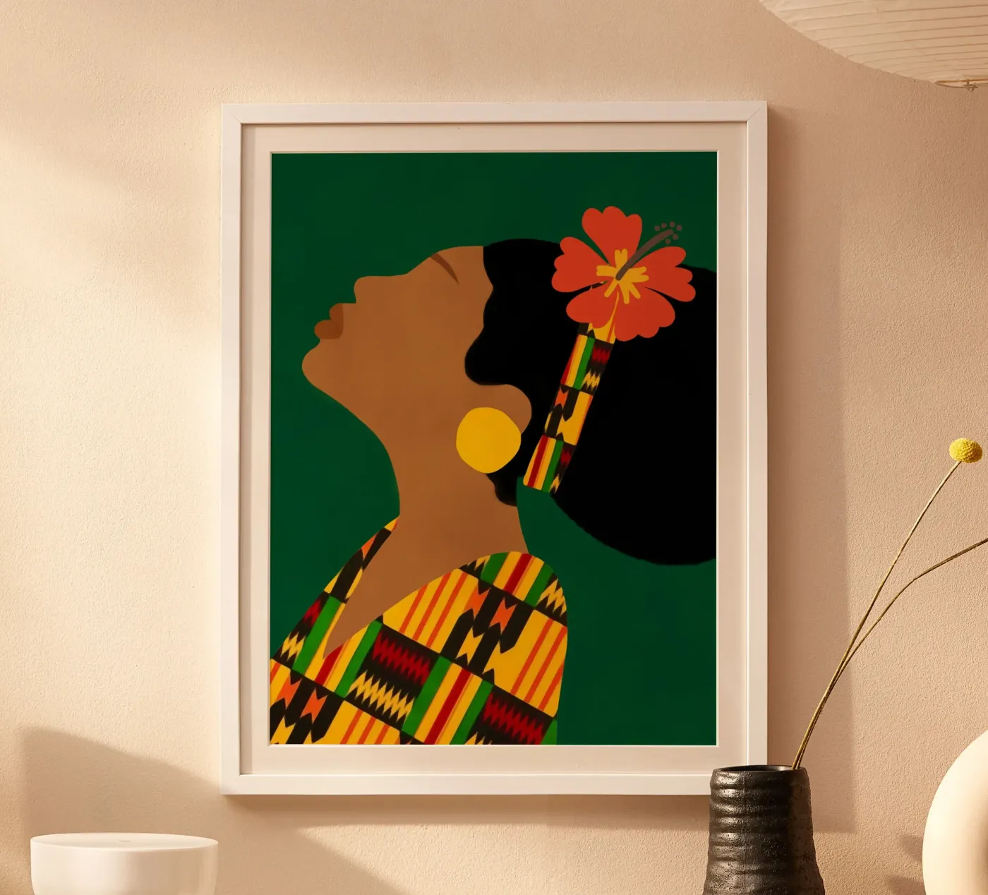 Afro Bold Poster von Mathudace Créas