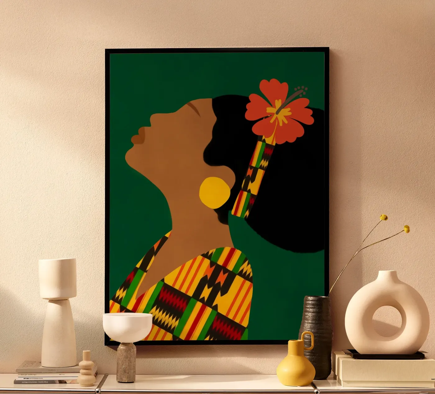 Afro Bold Poster von Mathudace Créas