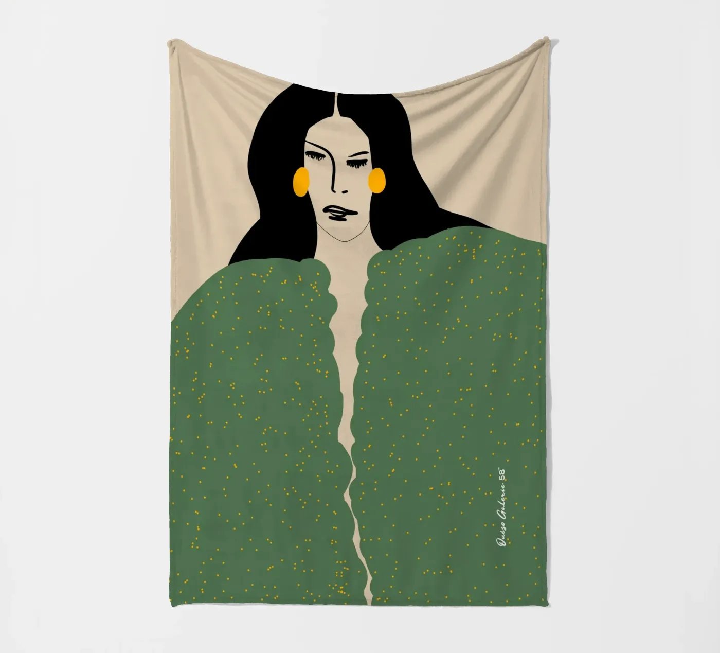 Silent Reflections Fleecedecke von Mike Leymi