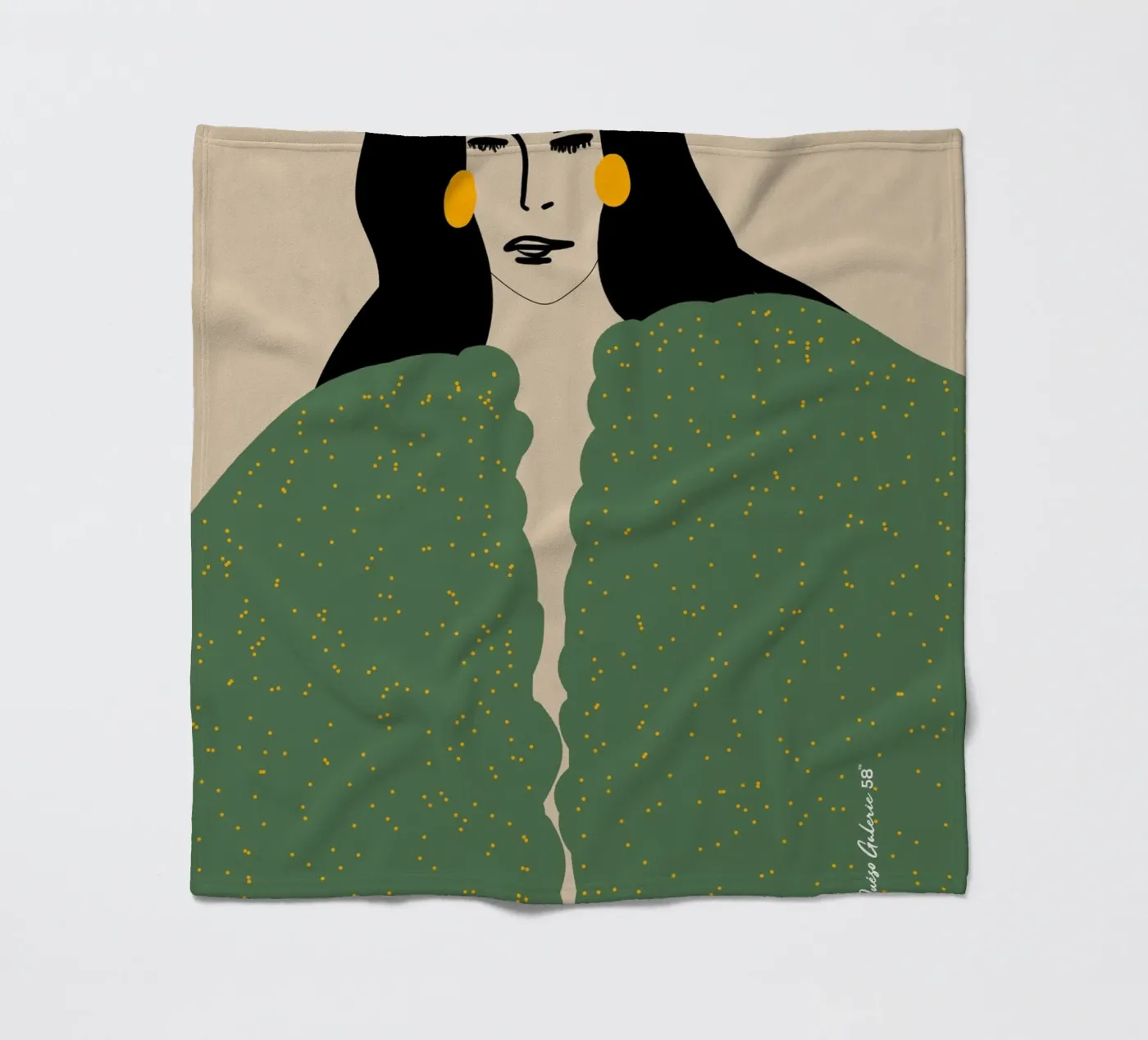 Silent Reflections Fleecedecke von Mike Leymi