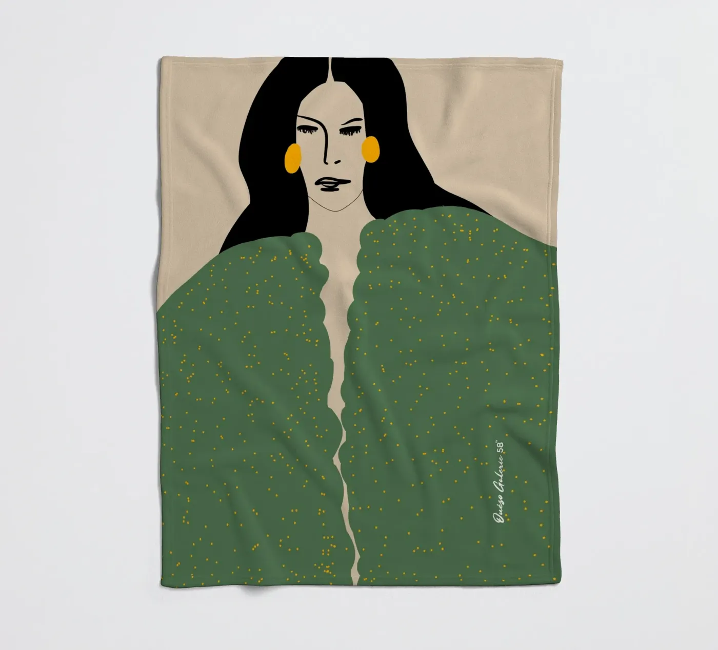 Silent Reflections Fleecedecke von Mike Leymi