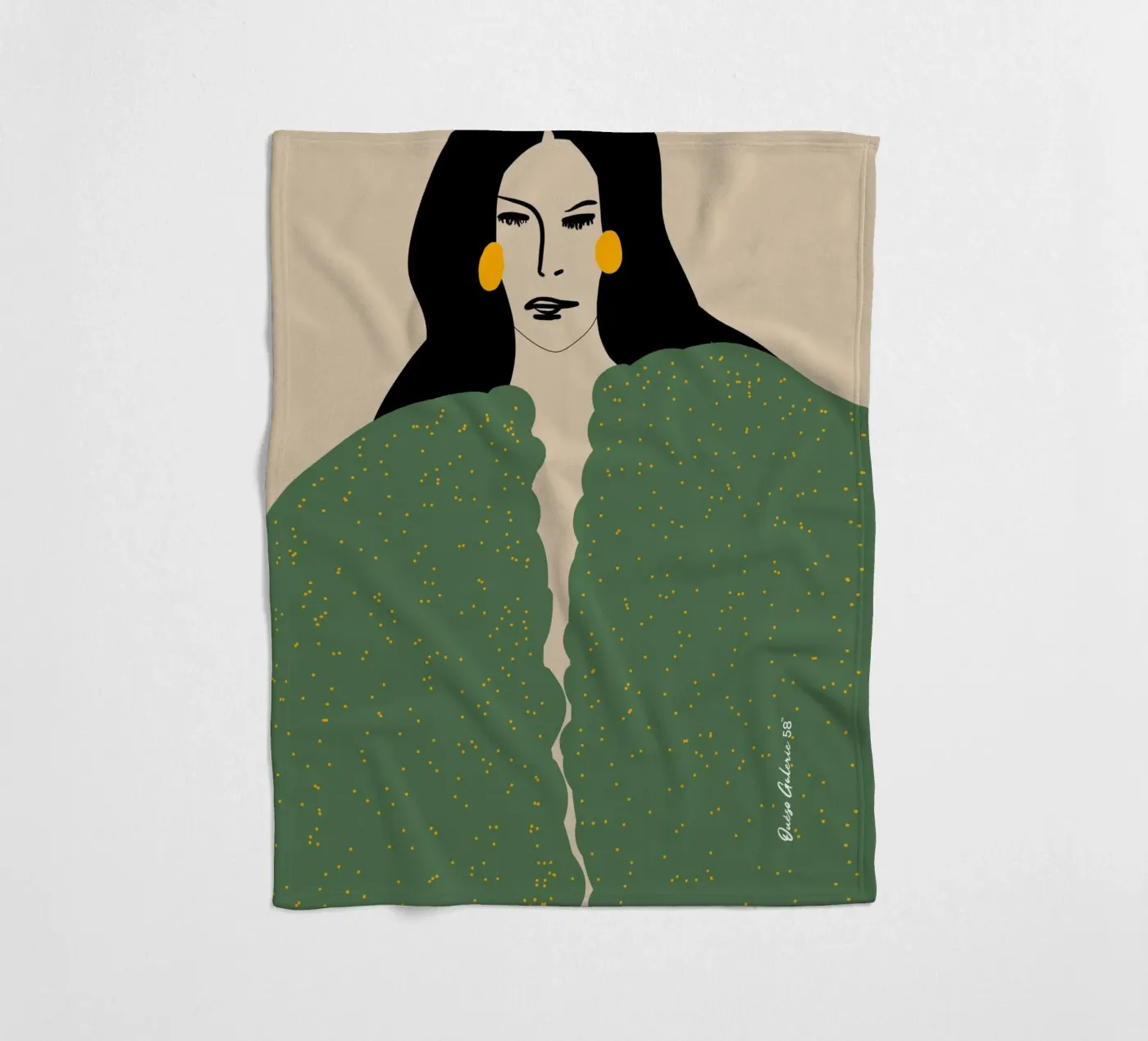 Silent Reflections Fleecedecke von Mike Leymi